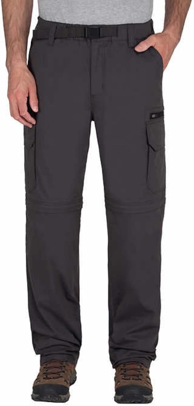 BC Clothing Men's Convertible Pants | Stretch Fabric | Zip-Off Legs | Outdoor & Travel Ready