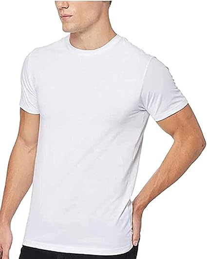 32 Degrees Men’s 3-Pack White Crew Neck T-Shirts - Soft Cotton Blend, Moisture-Wicking, Breathable