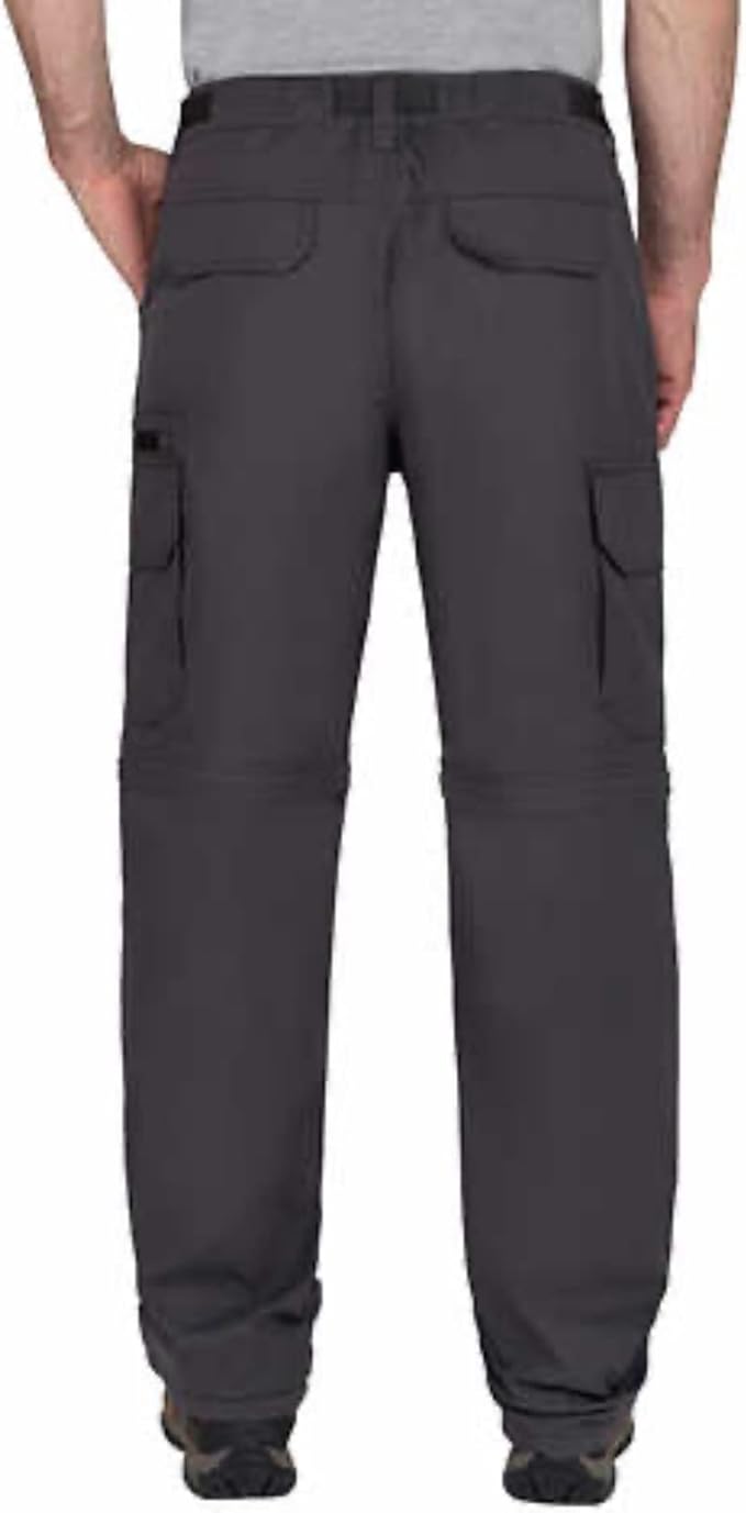BC Clothing Men's Convertible Pants | Stretch Fabric | Zip-Off Legs | Outdoor & Travel Ready