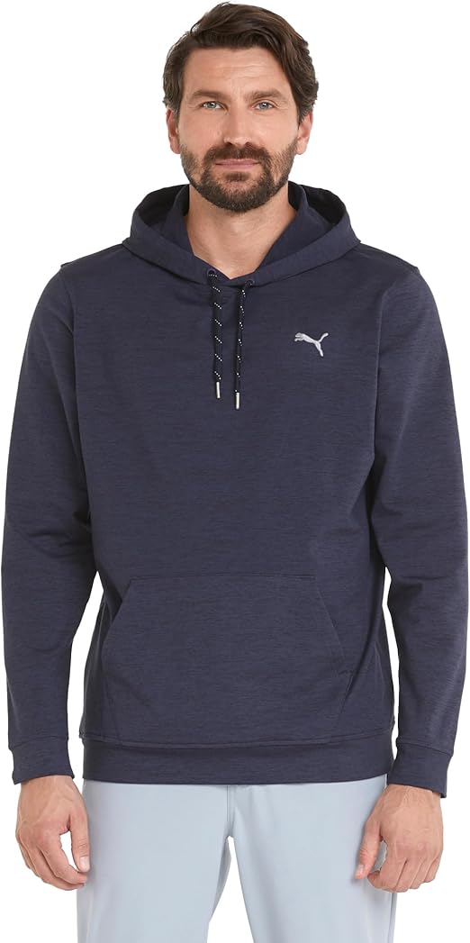 Puma Men's Pullover Hoodie Logo Fleece Lined Adjustable Drawstring Hood