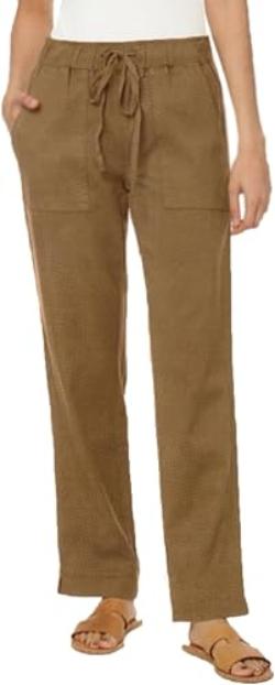 Hilary Radley Women's Soft Tencel Pull-On Pants