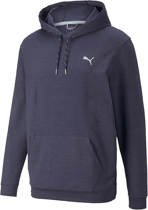 Puma Men's Pullover Hoodie Logo Fleece Lined Adjustable Drawstring Hood
