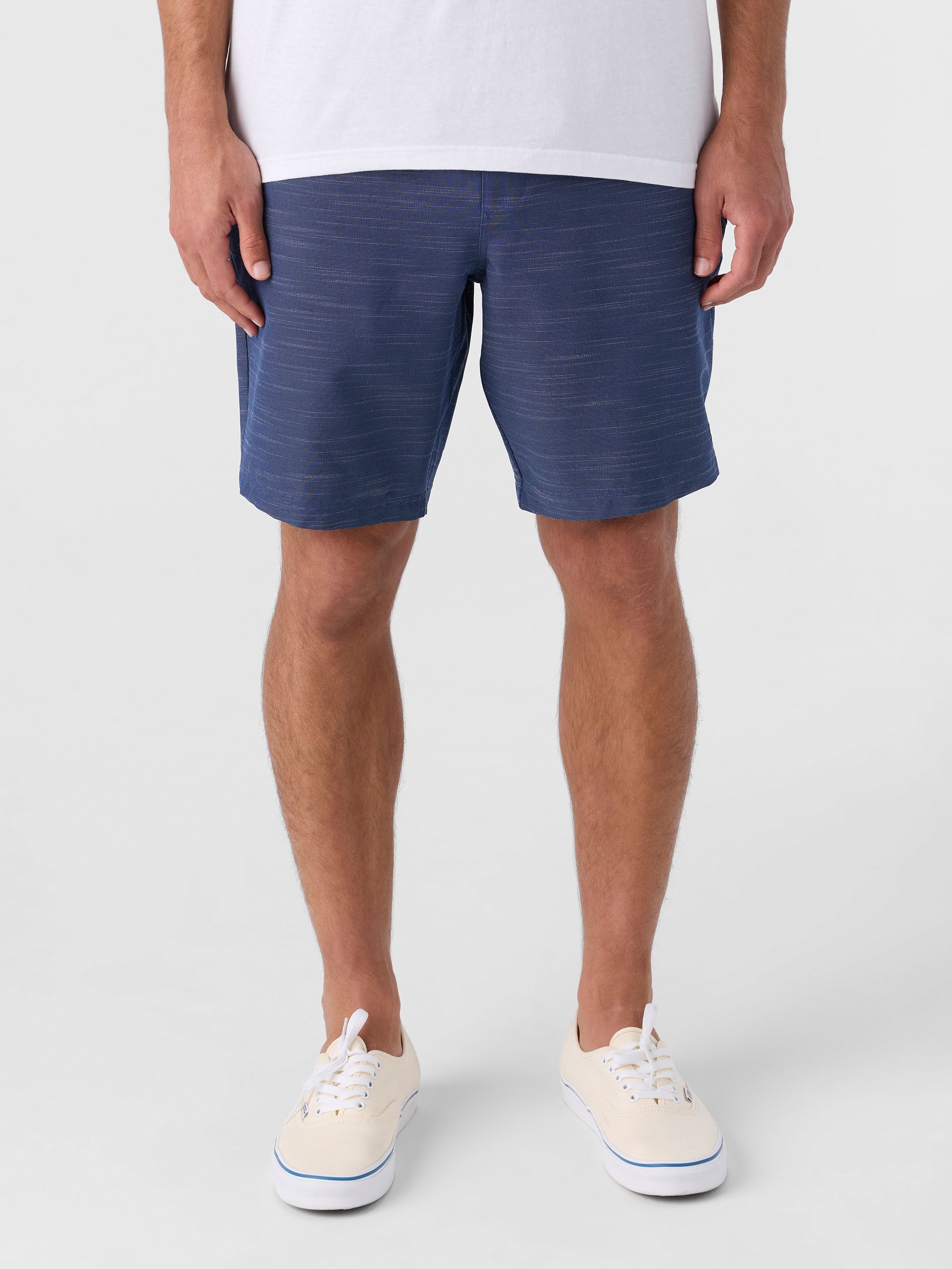 Voyager Men's Pull-On Shorts - Elastic Waist, Casual Lightweight Shorts
