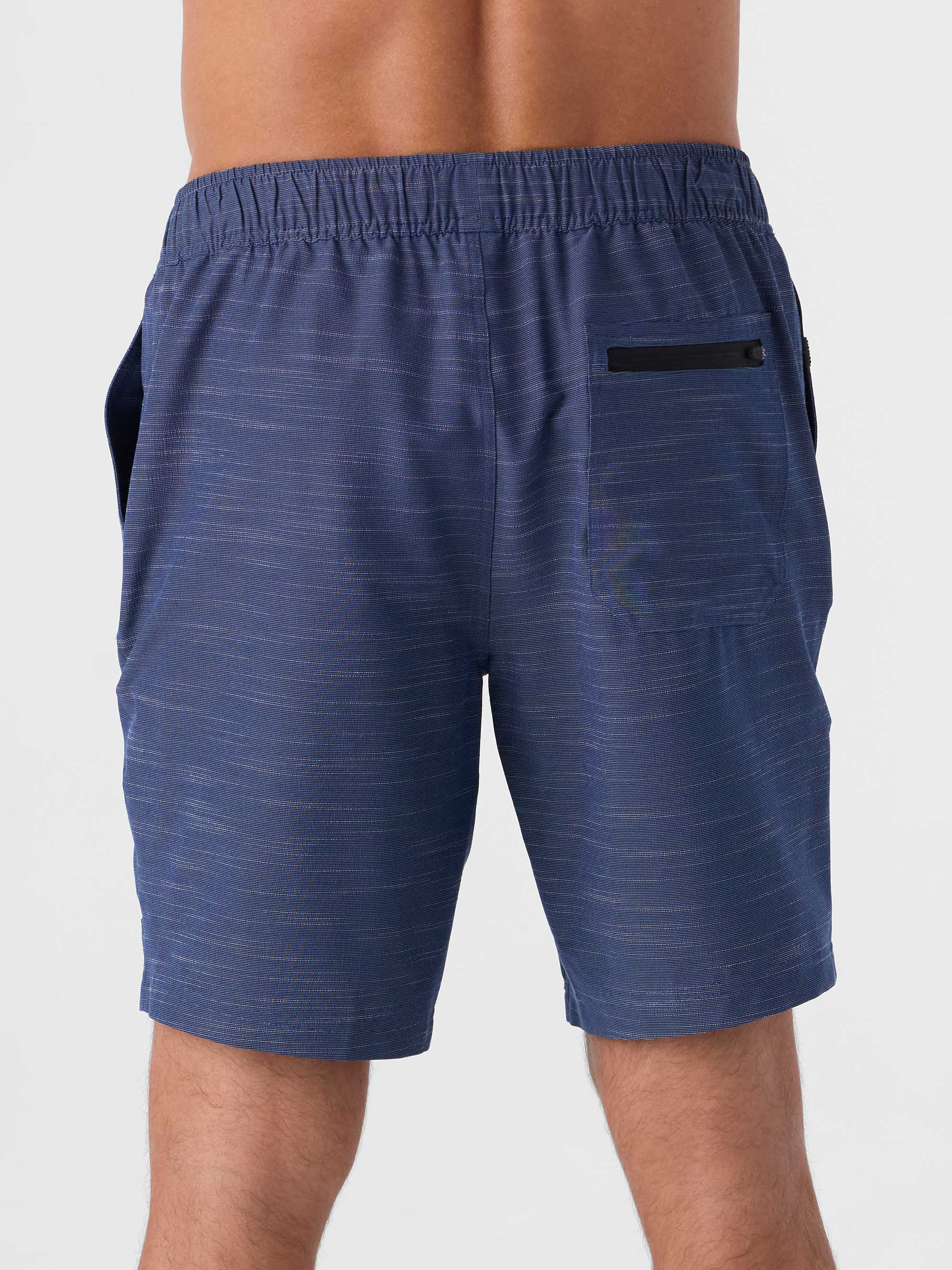 Voyager Men's Pull-On Shorts - Elastic Waist, Casual Lightweight Shorts