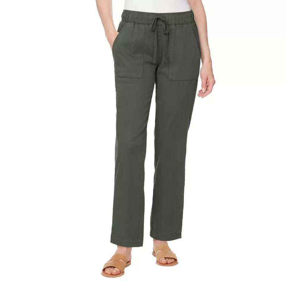 Hilary Radley Women's Soft Tencel Pull-On Pants