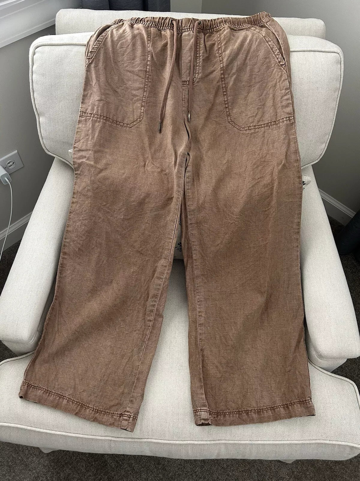 Splendid Angie Crop Wide Leg Pants - Chic and Comfortable(XXL)