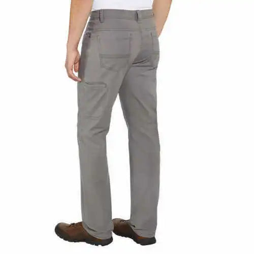Men's Grey and Brown Plaid Pant - Vintage Style