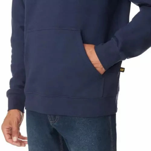 Caterpillar Men's Hooded Fleece Sweatshirt Embroidered Logo