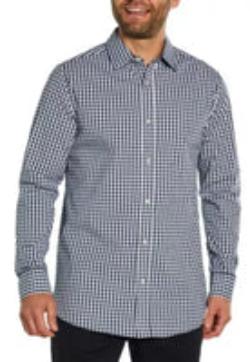 Men’s Poplin Dress Shirt Slim Fit Long Sleeve Button-Down Collar Office Formal Wear