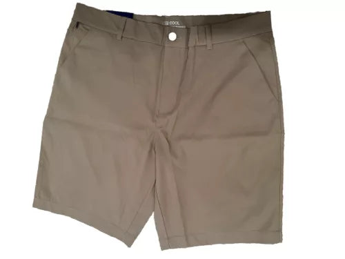 32 Degrees Men’s Twill Tech Shorts - Lightweight, Stretch, Quick-Dry, Utility Pockets