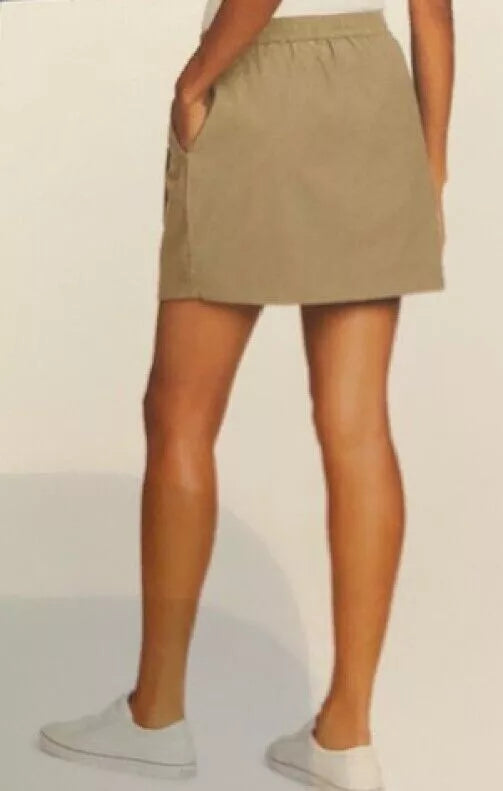 Eddie Bauer Ladies' Tulip Hem Skort - Black | Tan - Regular