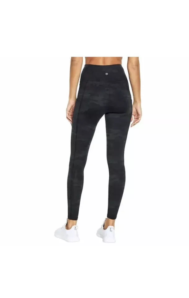Marika Women's High Waist Active Pants, Embossed Camo - Stretchy, Moisture-Wicking Workout Leggings