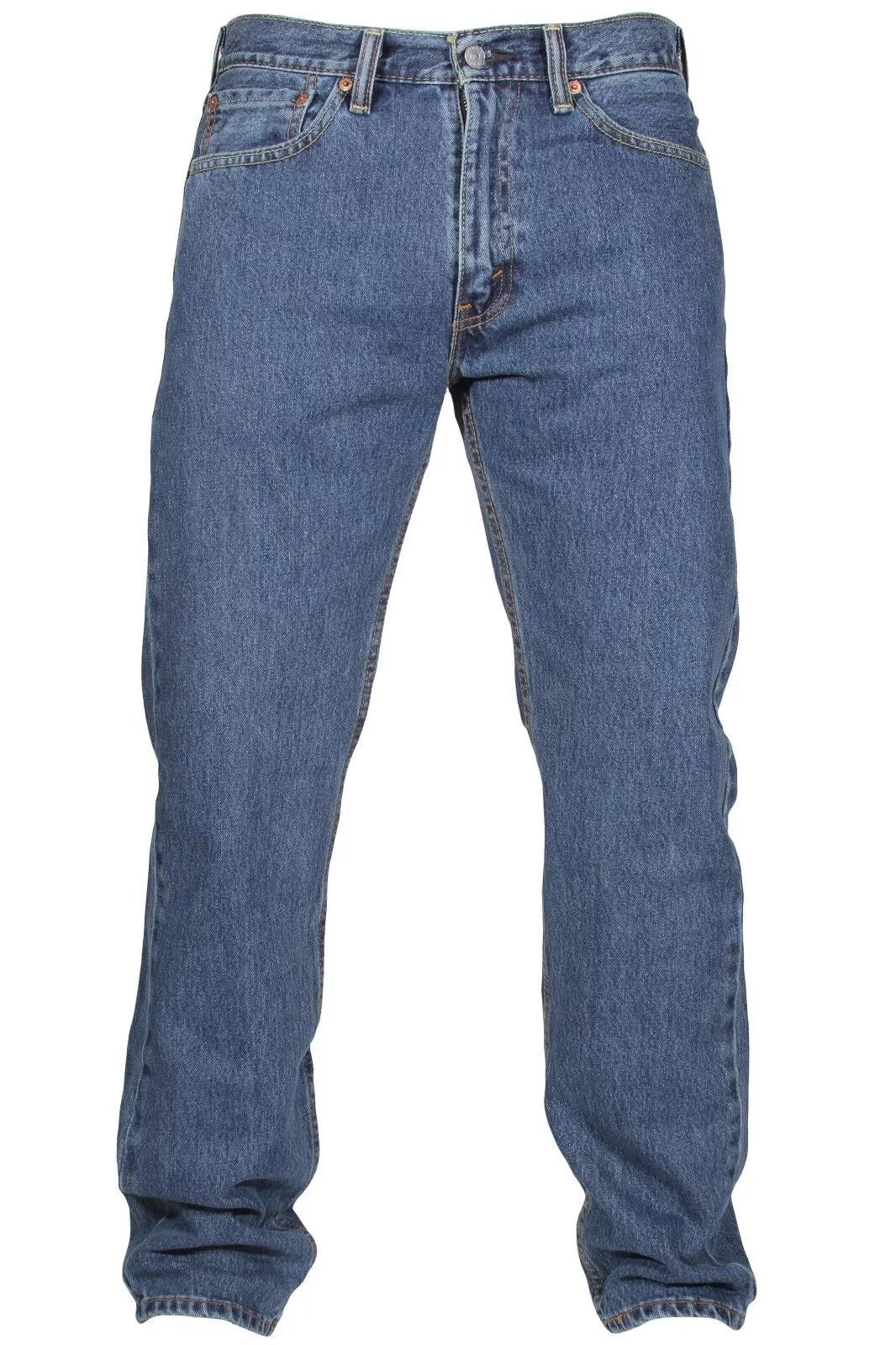 Levi's Men's 505 Regular Fit Jeans Straight Leg Zip Fly Classic Denim