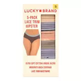 Lucky Brand Women's Cotton Underwear Set of 5 - Comfortable & Stylish Basics