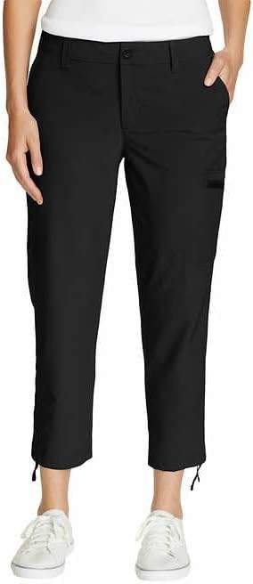 Eddie Bauer Women's Ripstop Crop Capri Pants with Cargo Pockets