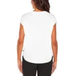 Banana Republic Women's Black Short Sleeve V-Neck Blouse