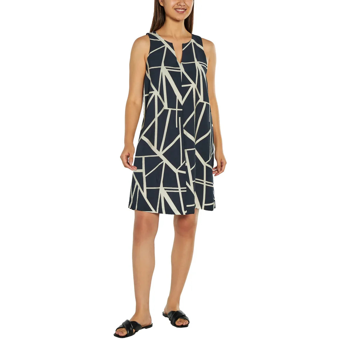 Banana Republic Ladies' Satin Sleeveless Dress - Elegant Summer Evening Wear