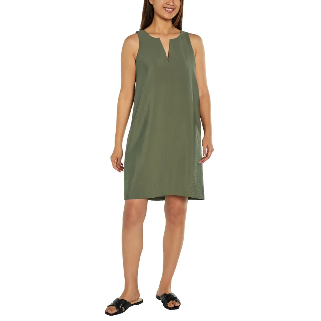 Banana Republic Ladies' Satin Sleeveless Dress - Elegant Summer Evening Wear