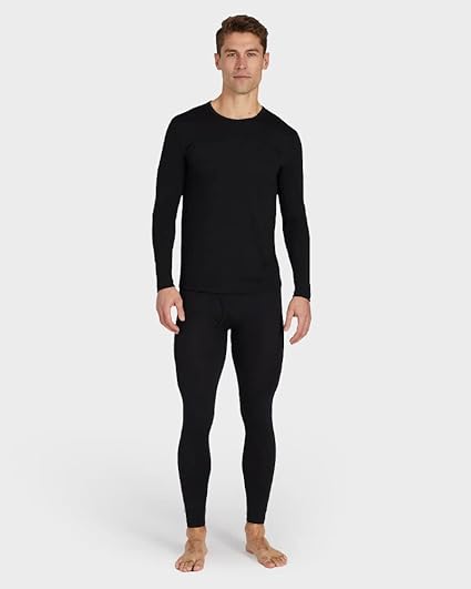 32 Degrees Heat Men's 2-Pack Baselayer Thermal Long Sleeve Crew Neck Top