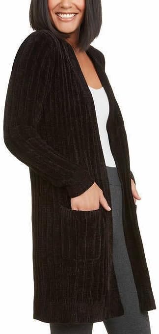 Matty M Women's Chenille Ribbed Open Front Cardigan – Soft, Cozy & Stylish Layer