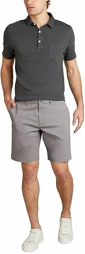 English Laundry Men's Flat Front Shorts | Slim Fit | Stretch Cotton | Casual Summer Style