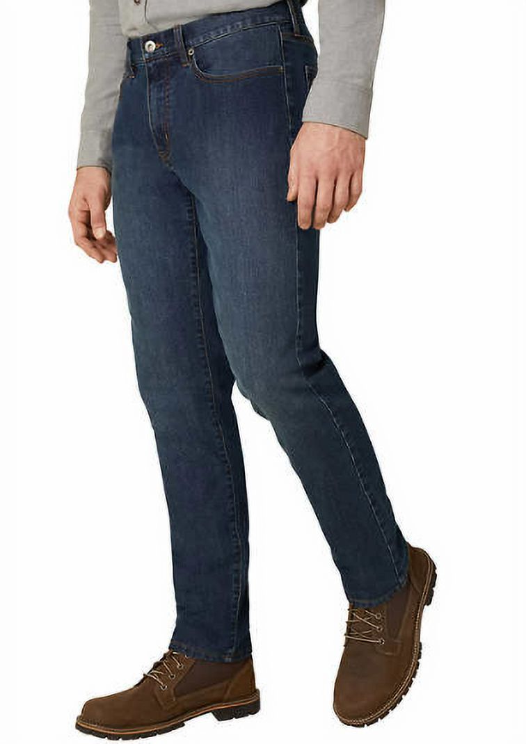 Eddie Bauer Men's Flannel-Lined Denim Straight Pants