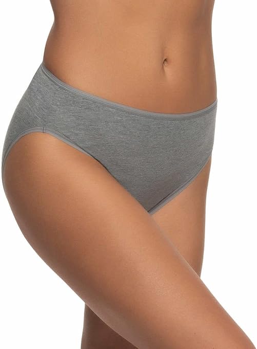 Felina Women’s Hi-Cut Cotton Stretch Panties (8-Pack) - Size XL, Multicolor