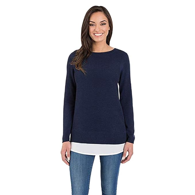 Hilary Radley Women's 2-fer Sweater