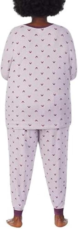 Disney Women's Cozy Character 2-Piece Pajama Set - Minnie Mouse Design