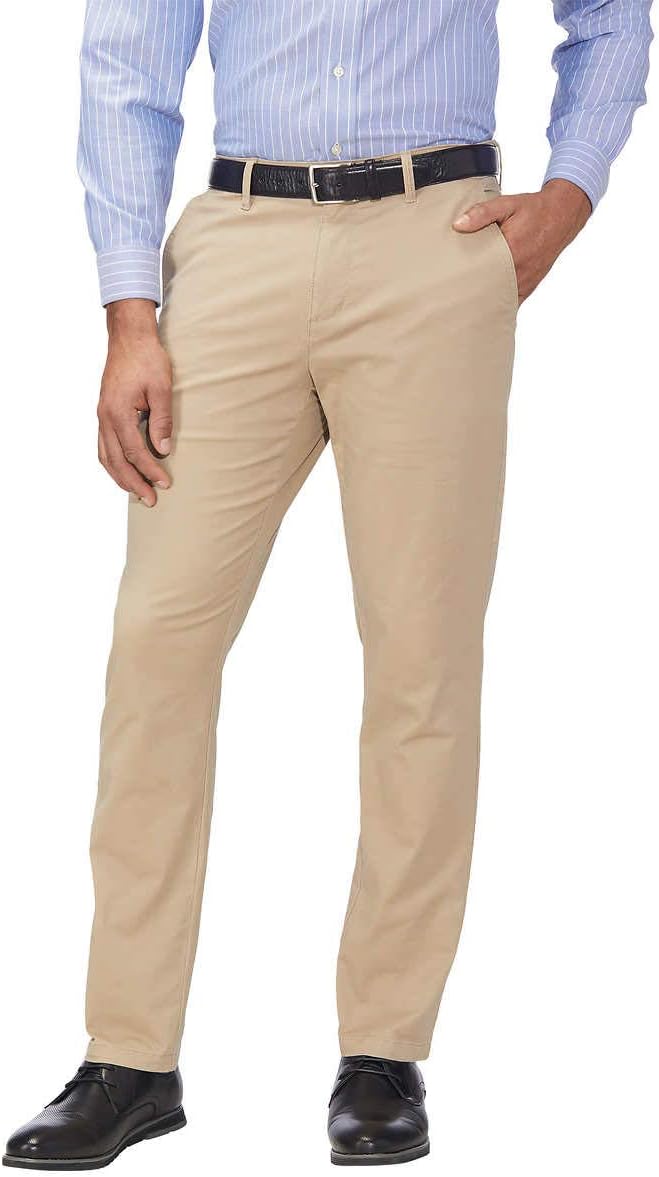 English Laundry Men's Bryant Chino Pants | Slim Fit | Stretch Cotton | Casual & Office Wear