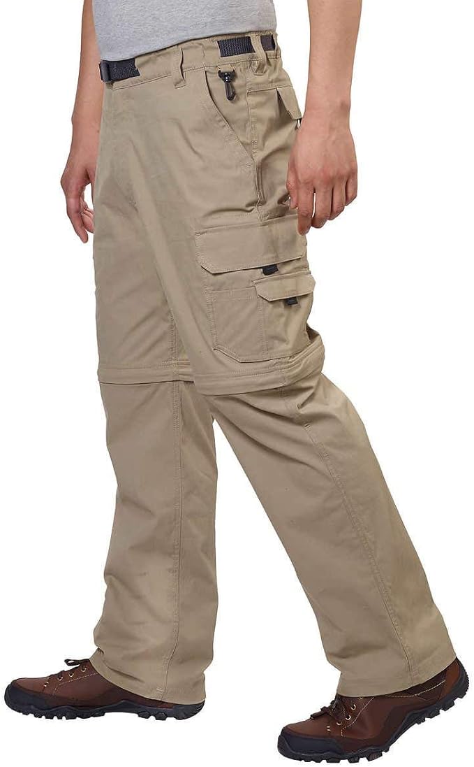 BC Clothing Men's Convertible Pants | Stretch Fabric | Zip-Off Legs | Outdoor & Travel Ready