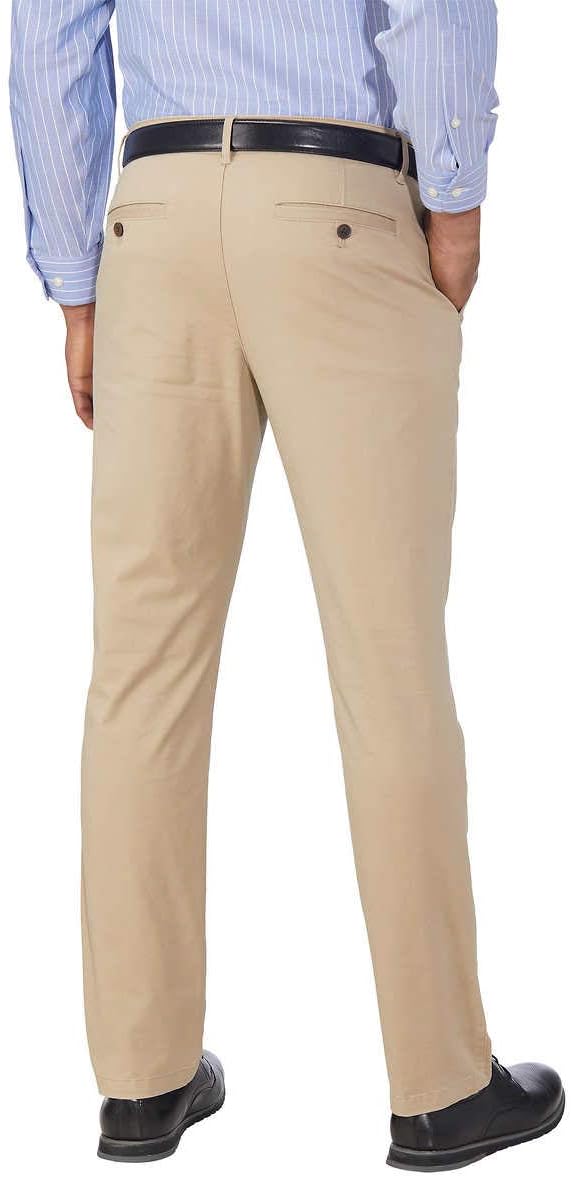 English Laundry Men's Bryant Chino Pants | Slim Fit | Stretch Cotton | Casual & Office Wear