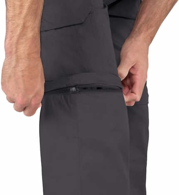 BC Clothing Men's Convertible Pants | Stretch Fabric | Zip-Off Legs | Outdoor & Travel Ready