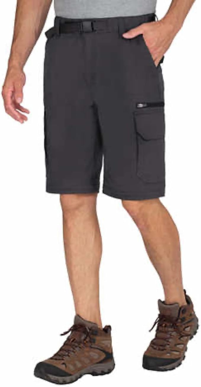 BC Clothing Men's Convertible Pants | Stretch Fabric | Zip-Off Legs | Outdoor & Travel Ready