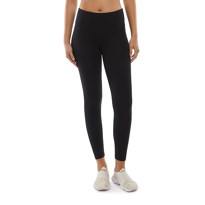 Danskin Women's Mid Rise Ankle Legging - Soft, Stretchy & Comfortable Yoga Pants