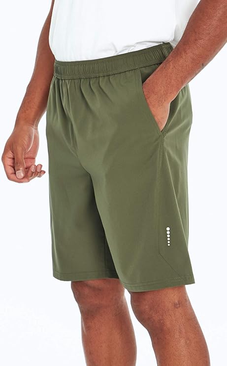 Glacier Men’s Stretch Shorts - Casual Lightweight Performance Shorts