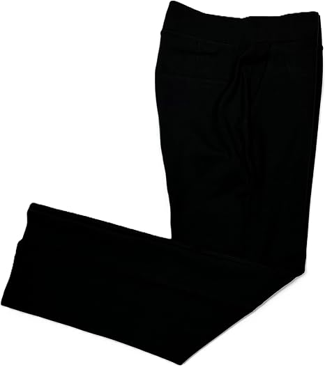 Matty M Ladies' Office Pant Black Straight Leg Work Trousers