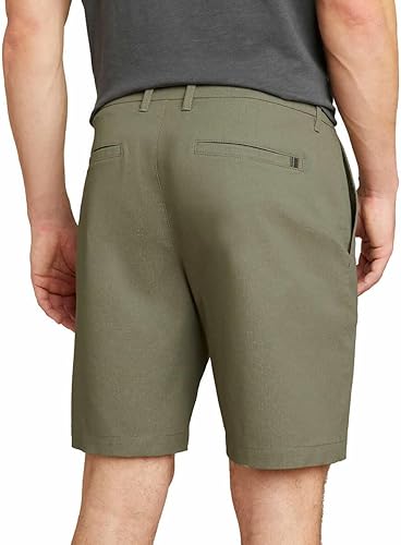 English Laundry Men's Flat Front Shorts | Slim Fit | Stretch Cotton | Casual Summer Style