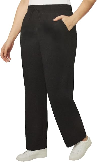 Mondetta Women's Pull On Pant, Comfortable Stretch, Elastic Waist, Casual Fit