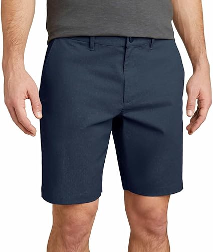 English Laundry Men's Flat Front Shorts | Slim Fit | Stretch Cotton | Casual Summer Style