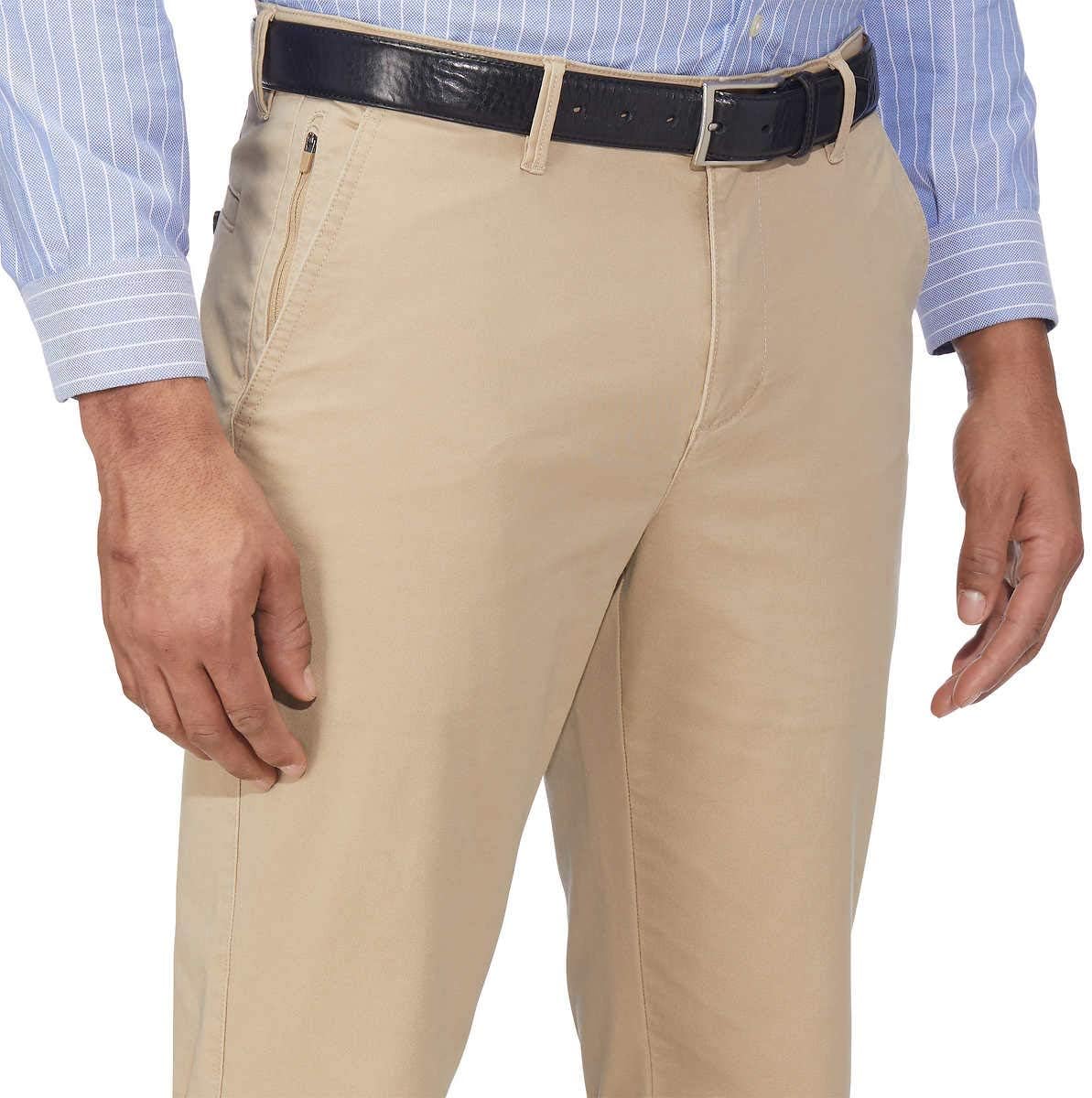 English Laundry Men's Bryant Chino Pants | Slim Fit | Stretch Cotton | Casual & Office Wear