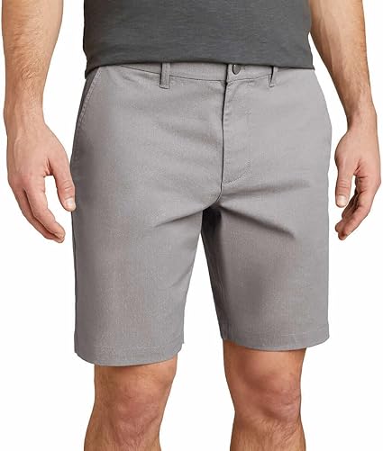 English Laundry Men's Flat Front Shorts | Slim Fit | Stretch Cotton | Casual Summer Style