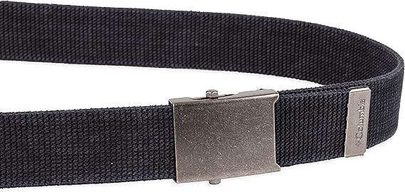 Columbia Men's Military-Style Web Belt | Adjustable Fit | Durable Canvas | Casual & Outdoor Use