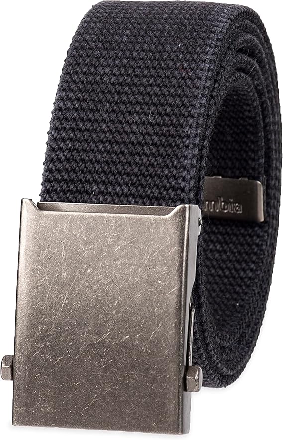 Columbia Men's Military-Style Web Belt | Adjustable Fit | Durable Canvas | Casual & Outdoor Use