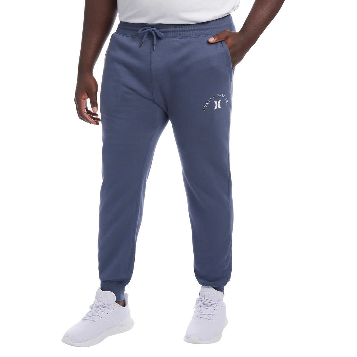 Hurley Men's Blue Jogger Pants XL | Soft Stretch Athletic Fit