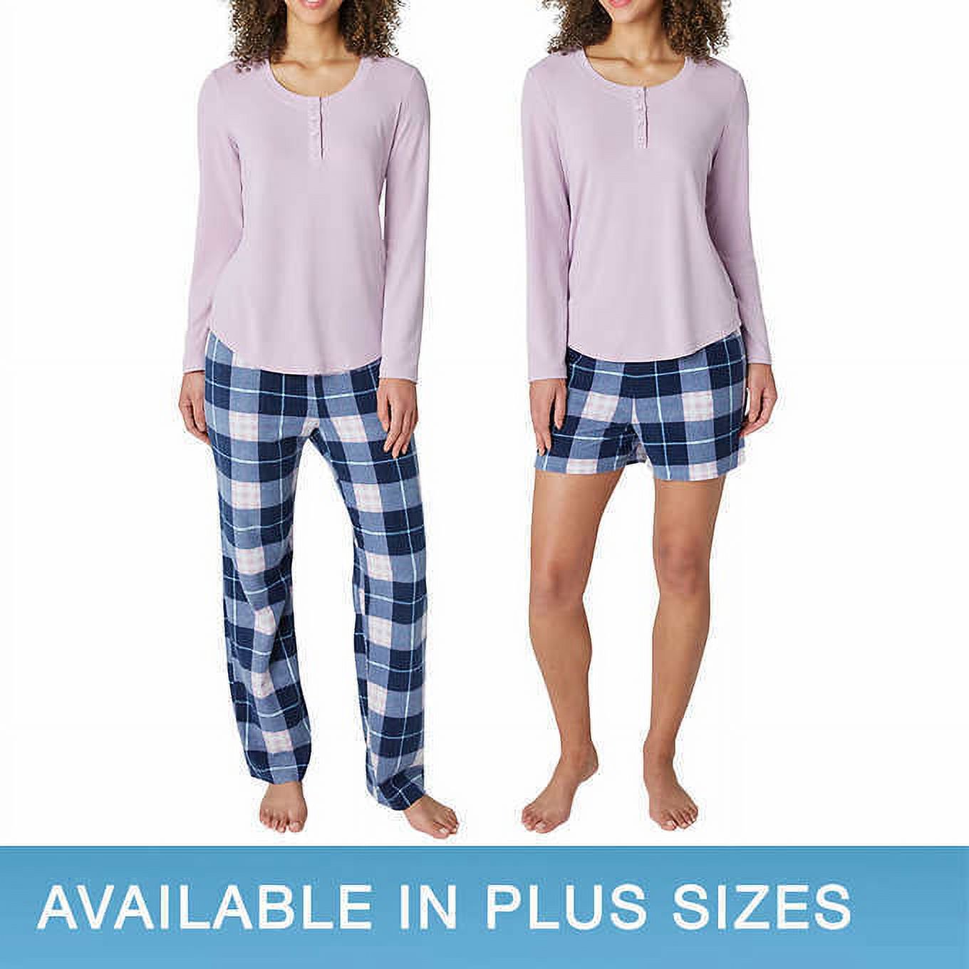 Eddie Bauer Ladies 3-Piece Waffle Fleece Pajama Set - Soft Warm Sleepwear with Jogger Pants & Top