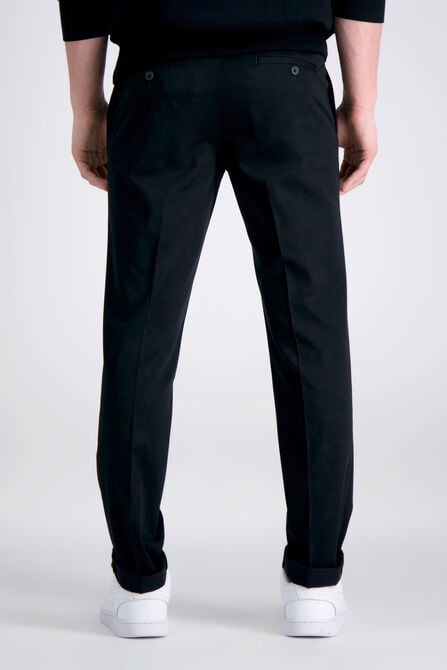 Haggar Men's Flex Dress Pants - Classic Fit, Stretch Waistband, Flat Front, Hook & Bar Closure