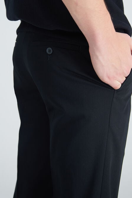 Haggar Men's Flex Dress Pants - Classic Fit, Stretch Waistband, Flat Front, Hook & Bar Closure