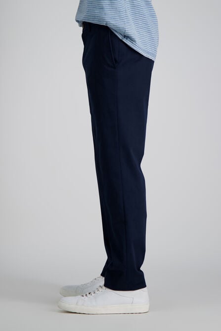 Haggar Men's Flex Dress Pants - Classic Fit, Stretch Waistband, Flat Front, Hook & Bar Closure