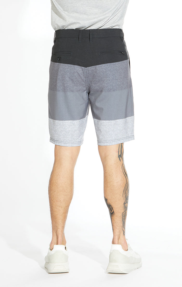 MICROS Men's Hybrid Shorts Quick-Dry Cargo Style Outdoor Shorts